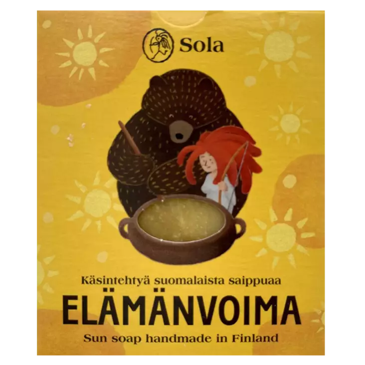 elamanvoima solasaippua - Saunatuotteet, saippuat ja voiteet - 6430064160800 - 1