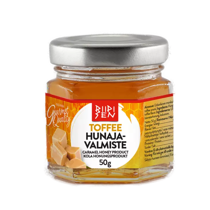 Riipisen Toffeehunajavalmiste 50g - Makuhunaja valmisteet - 6420616881420 - 1