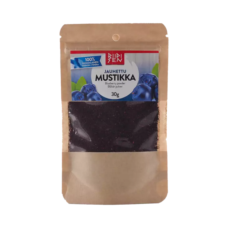 Jauhettu Mustikka 30g - Marjajauheet ja villiyrttijauheet - 6420616881611 - 1