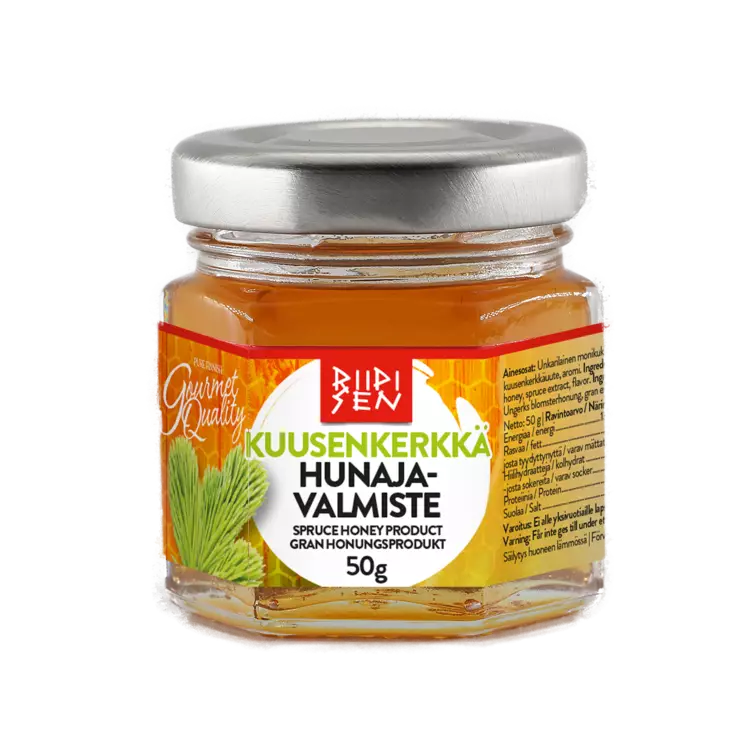 Riipisen Kuusenkerkkähunajavalmiste 50g - Makuhunaja valmisteet - 6420616881451 - 1