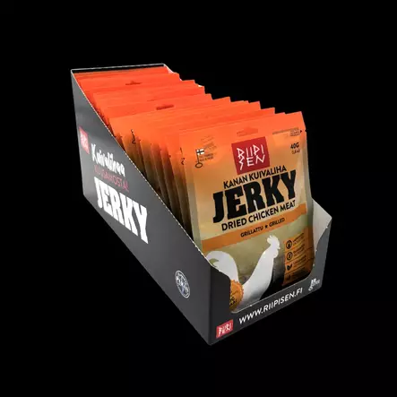 20pss Tukkupakkaus Riipisen Kanan Kuivaliha Grillattu - Kuivalihapaketit / Jerky Bundle - 200202 - 1