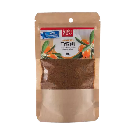 Jauhettu Tyrni 30g - Marjajauheet ja villiyrttijauheet - 6420616881642 - 1