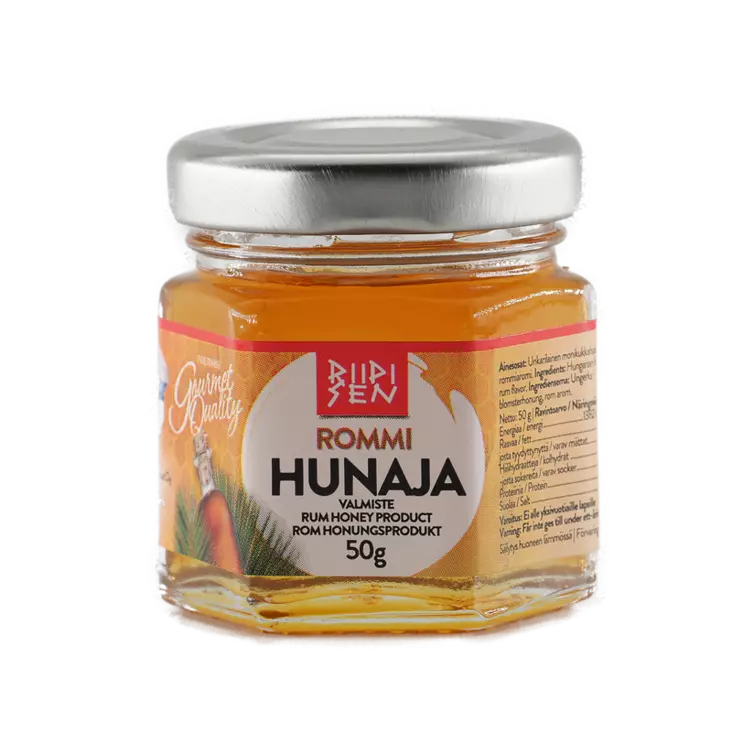 Riipisen Rommihunajavalmiste 50g - Makuhunaja valmisteet - 6420616881512 - 1