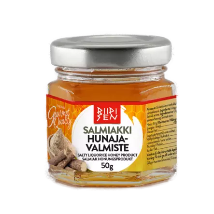 Riipisen Salmiakkihunajavalmiste 50g - Makuhunaja valmisteet - 6420616881413 - 1