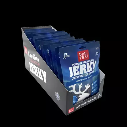 20pss Tukkupakkaus Riipisen Poron Kuivaliha Original - Kuivalihapaketit / Jerky Bundle - 200204 - 1