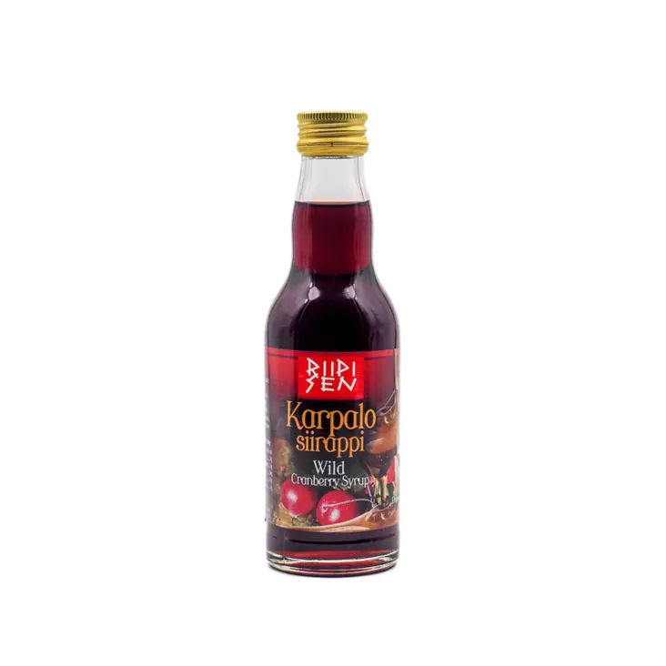 Riipisen Karpalosiirappi 260g - Makusiirapit ja glögit - 6420616880874 - 1