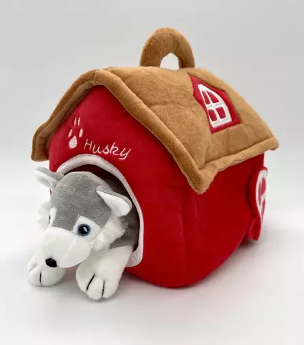 Husky ja punainen mökki - Lelut ja pehmolelut - 6438204042405 - 1
