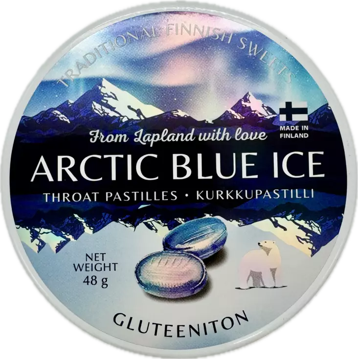 Arctic Blue Ice Kurkkupastilli 48g - Makeiset - 6430051791215 - 1
