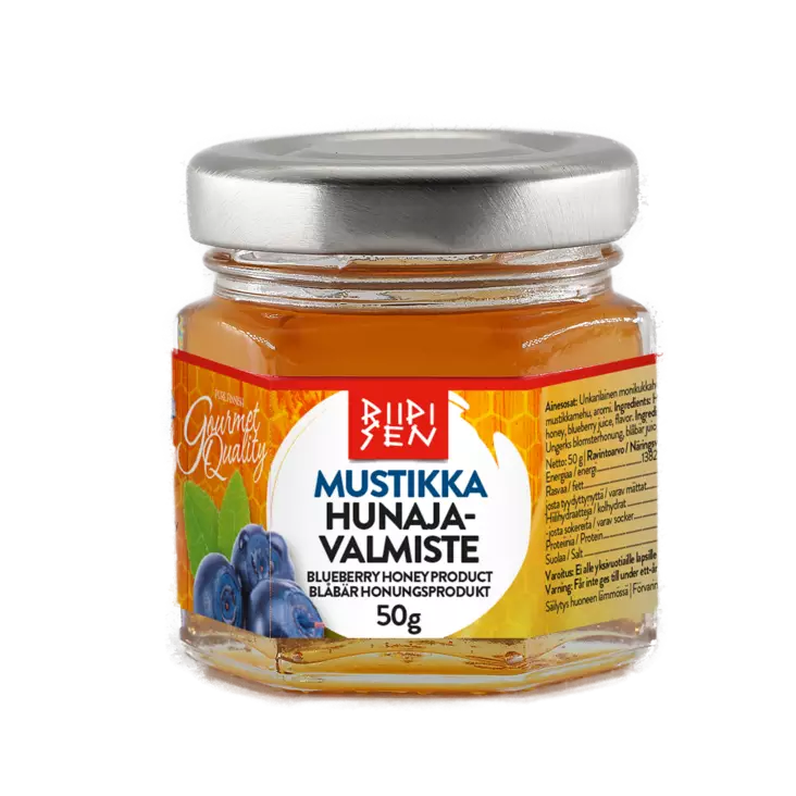 Riipisen Mustikkahunajavalmiste 50g - Makuhunaja valmisteet - 6420616881475 - 1
