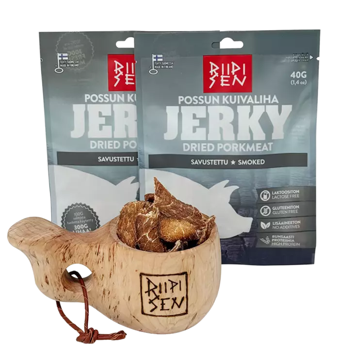 Riipisen Possun Kuivaliha Savustettu 40g - Possun kuivalihat - 6420616883455 - 1