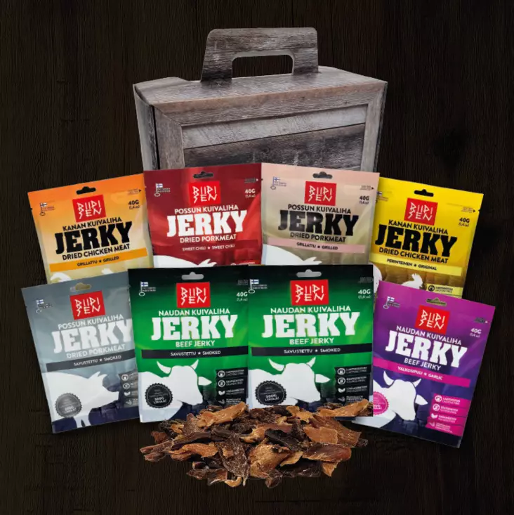 Kuivaliha lihalaatikko 8pss Riipisen - Kuivalihapaketit - 200106 - 1