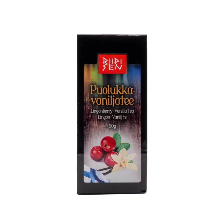 Riipisen Puolukka vaniljatee 60g - Marjateet - 6420616881086 - 1