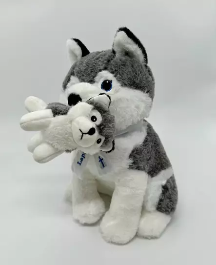 Husky ja pentu 33cm - Lelut ja pehmolelut - 6438204045727 - 1