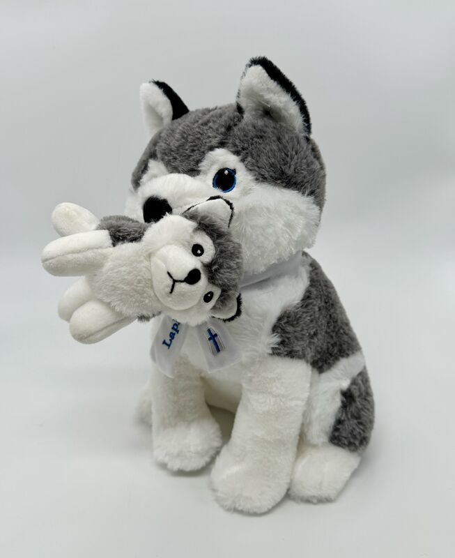 Husky ja pentu 33cm - Lelut ja pehmolelut - 6438204045727 - 1