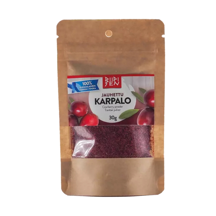 Jauhettu Karpalo 30g - Marjajauheet ja villiyrttijauheet - 6420616881628 - 1