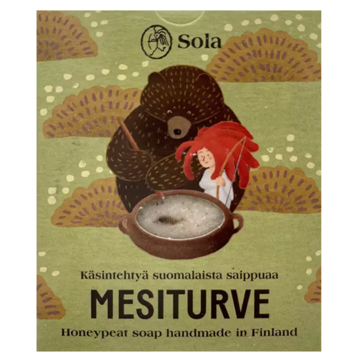 mesiturve solasaippua - Saunatuotteet, saippuat ja voiteet - 6430064160848 - 1