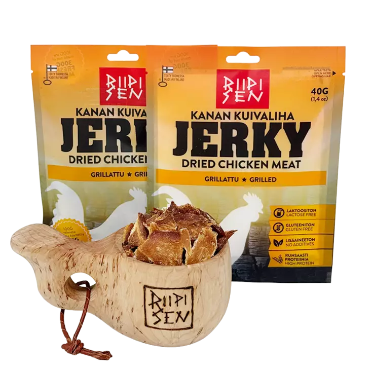 Riipisen Kanan Kuivaliha Grillattu 40g - Kanan kuivalihat - 6420616883448 - 1