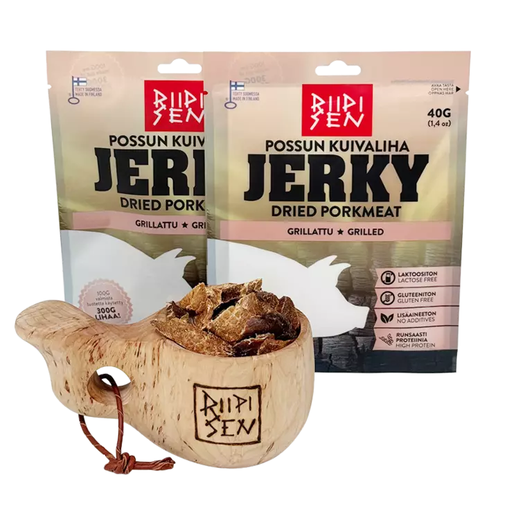 Riipisen Possun Kuivaliha Grillattu 40g - Possun kuivalihat - 6420616883479 - 1